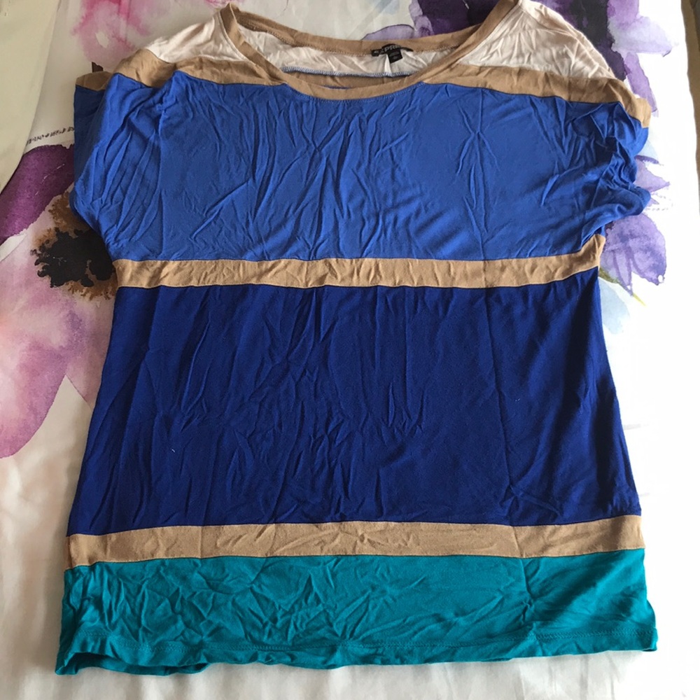 Express blue short sleeve tee